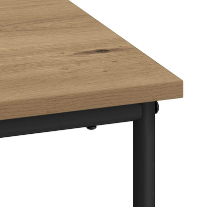 vidaXL Desk with Storage Artisan Oak 100 x 50 x 75 cm