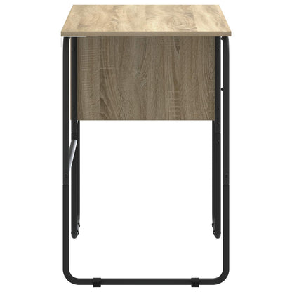 vidaXL Desk with Storage Sonoma Oak 100 x 50 x 75 cm