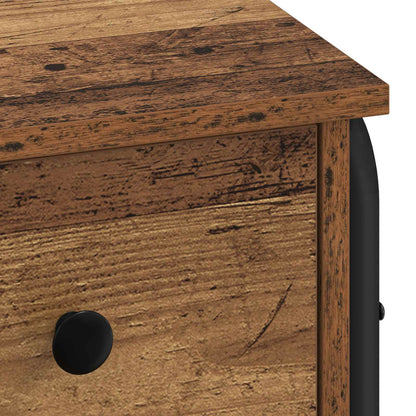 vidaXL Desk with Storage Oak Wood 100 x 50 x 75 cm