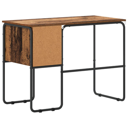 vidaXL Desk with Storage Oak Wood 100 x 50 x 75 cm