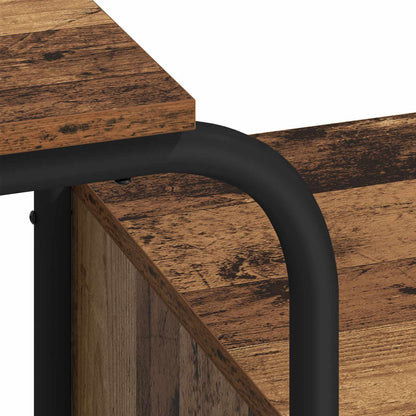 vidaXL Desk with Storage Old Wood 145 x 50 x 75 cm