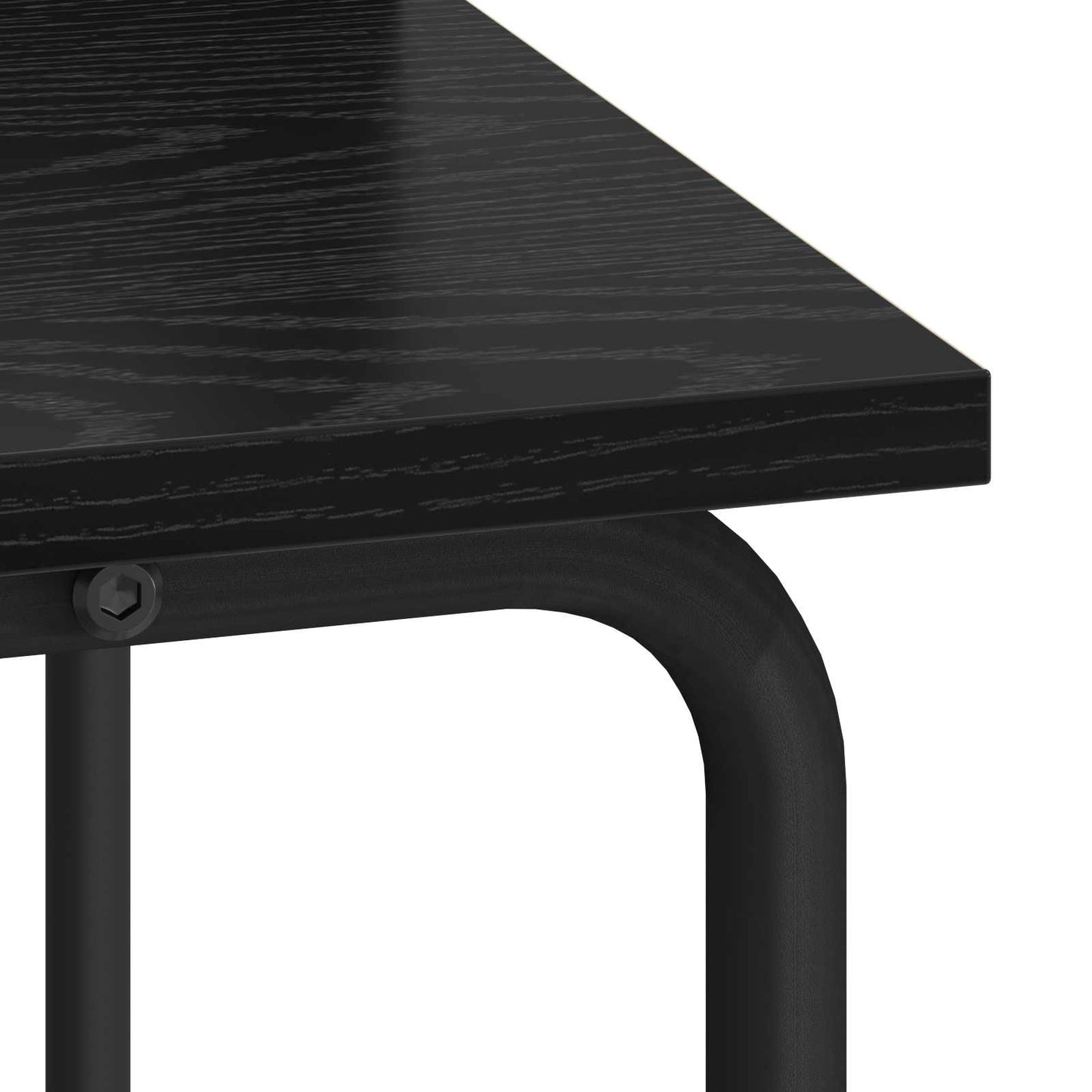 vidaXL Desk with Storage Black Oak 60 x 50 x 91 cm