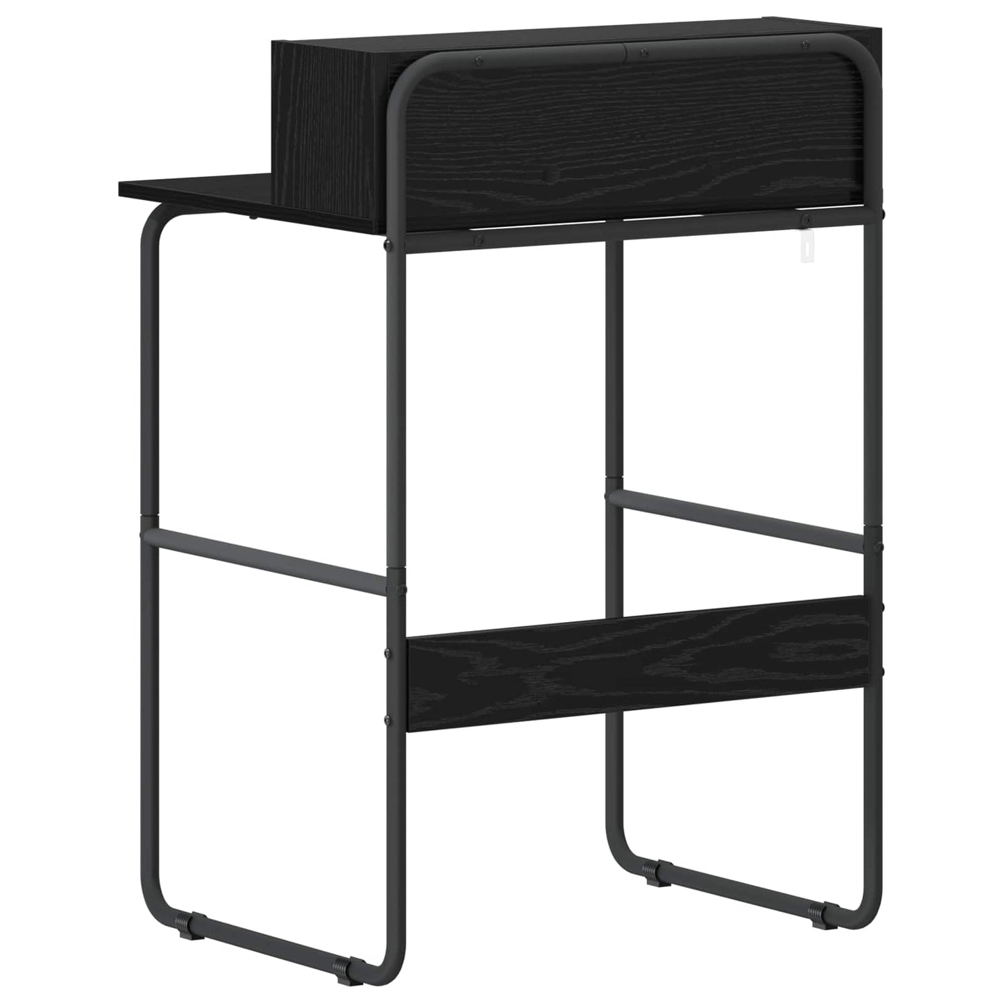 vidaXL Desk with Storage Black Oak 60 x 50 x 91 cm