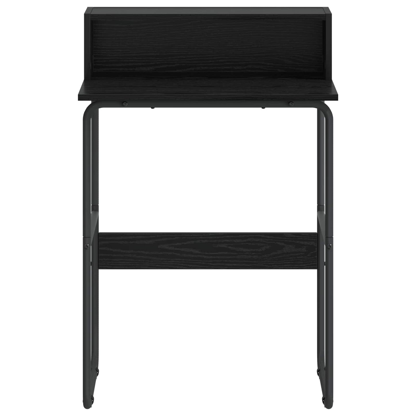 vidaXL Desk with Storage Black Oak 60 x 50 x 91 cm