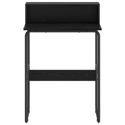 vidaXL Desk with Storage Black Oak 60 x 50 x 91 cm