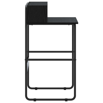 vidaXL Desk with Storage Black Oak 60 x 50 x 91 cm