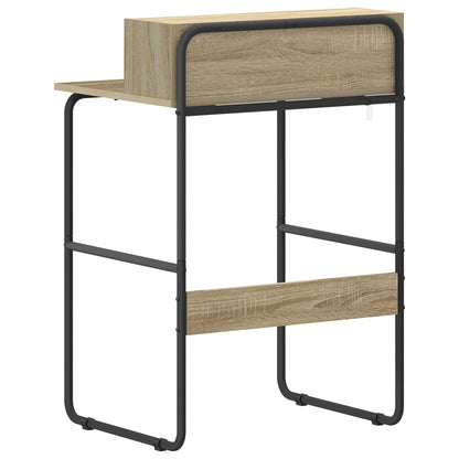 vidaXL Desk with Storage Sonoma Oak 60 x 50 x 91 cm