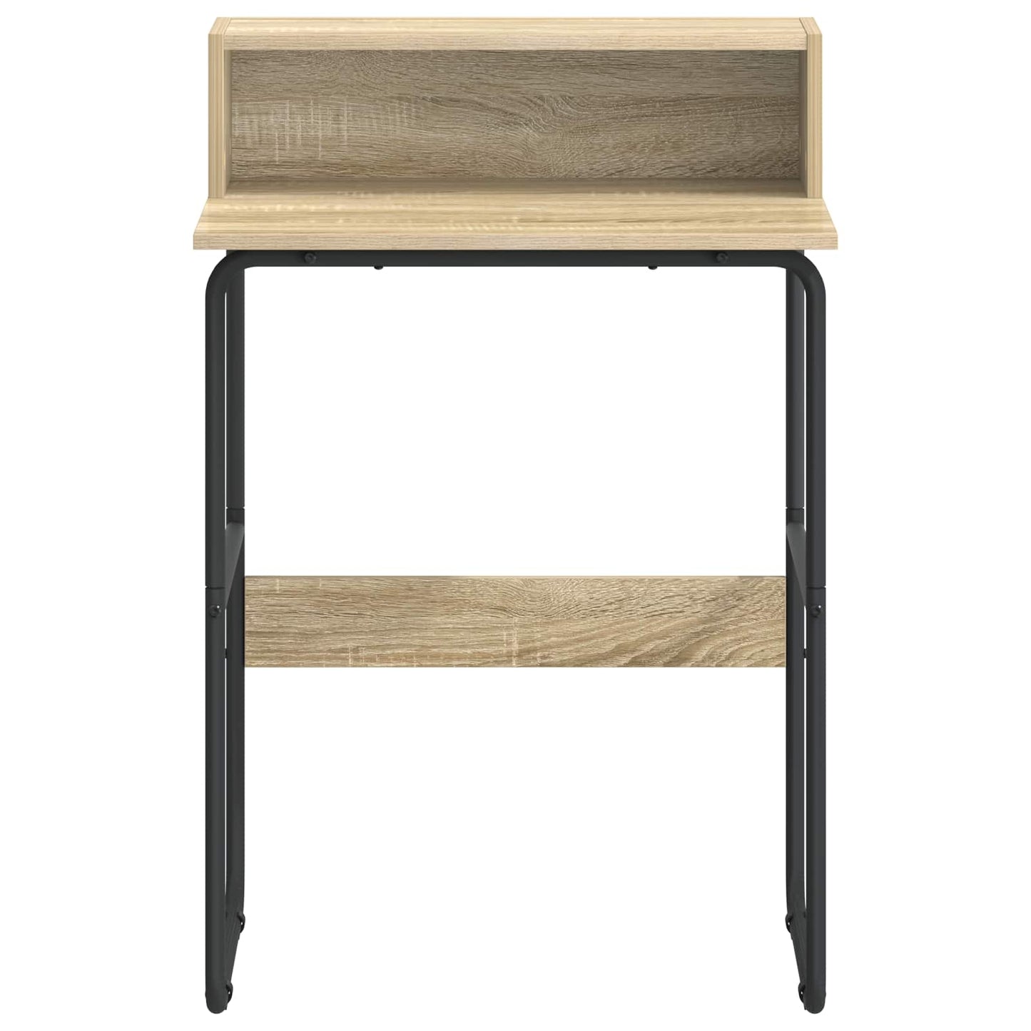 vidaXL Desk with Storage Sonoma Oak 60 x 50 x 91 cm