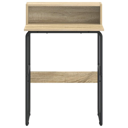 vidaXL Desk with Storage Sonoma Oak 60 x 50 x 91 cm