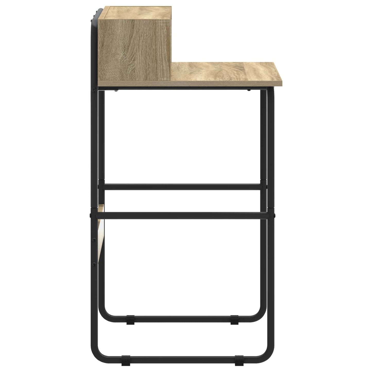 vidaXL Desk with Storage Sonoma Oak 60 x 50 x 91 cm