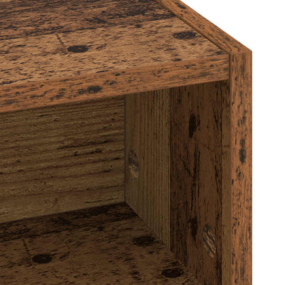 vidaXL Desk with Storage Old Wood 60 x 50 x 91 cm