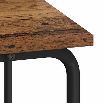 vidaXL Desk with Storage Old Wood 60 x 50 x 91 cm