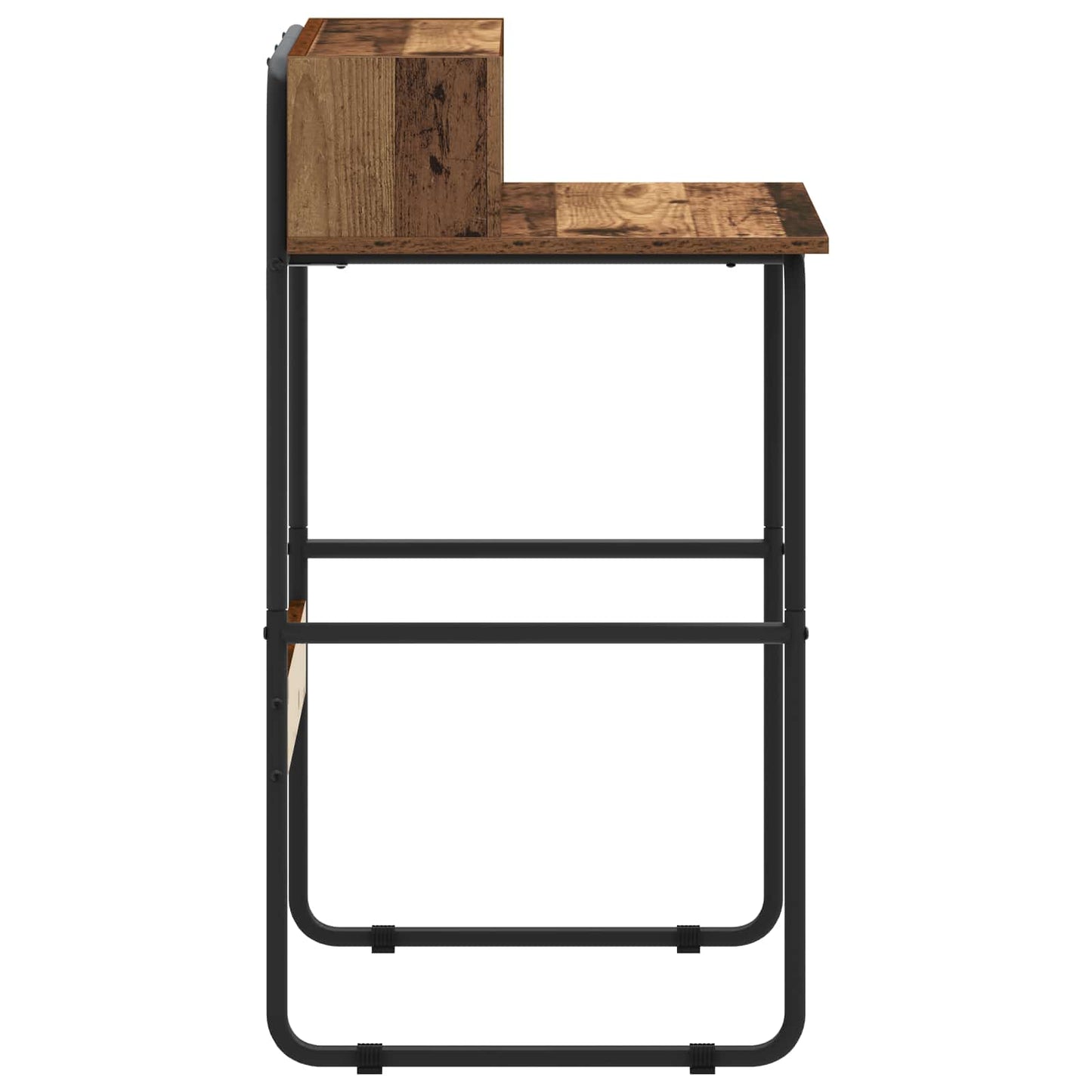 vidaXL Desk with Storage Old Wood 60 x 50 x 91 cm