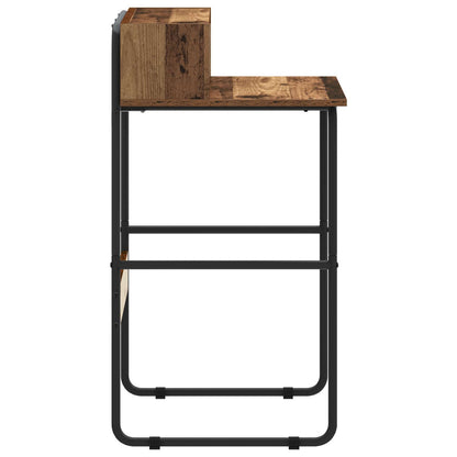 vidaXL Desk with Storage Old Wood 60 x 50 x 91 cm