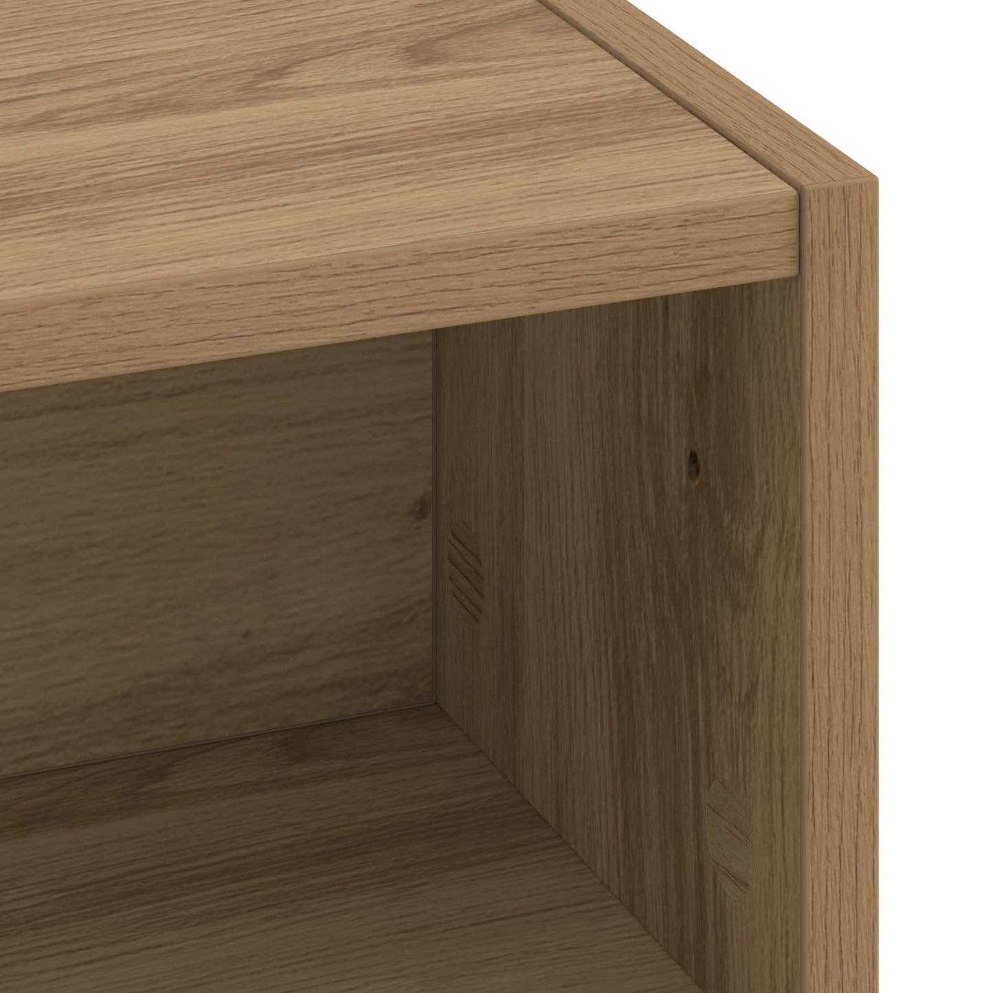 vidaXL Desk with Storage Artisan Oak 60 x 50 x 91 cm