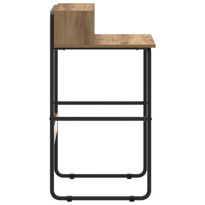 vidaXL Desk with Storage Artisan Oak 60 x 50 x 91 cm