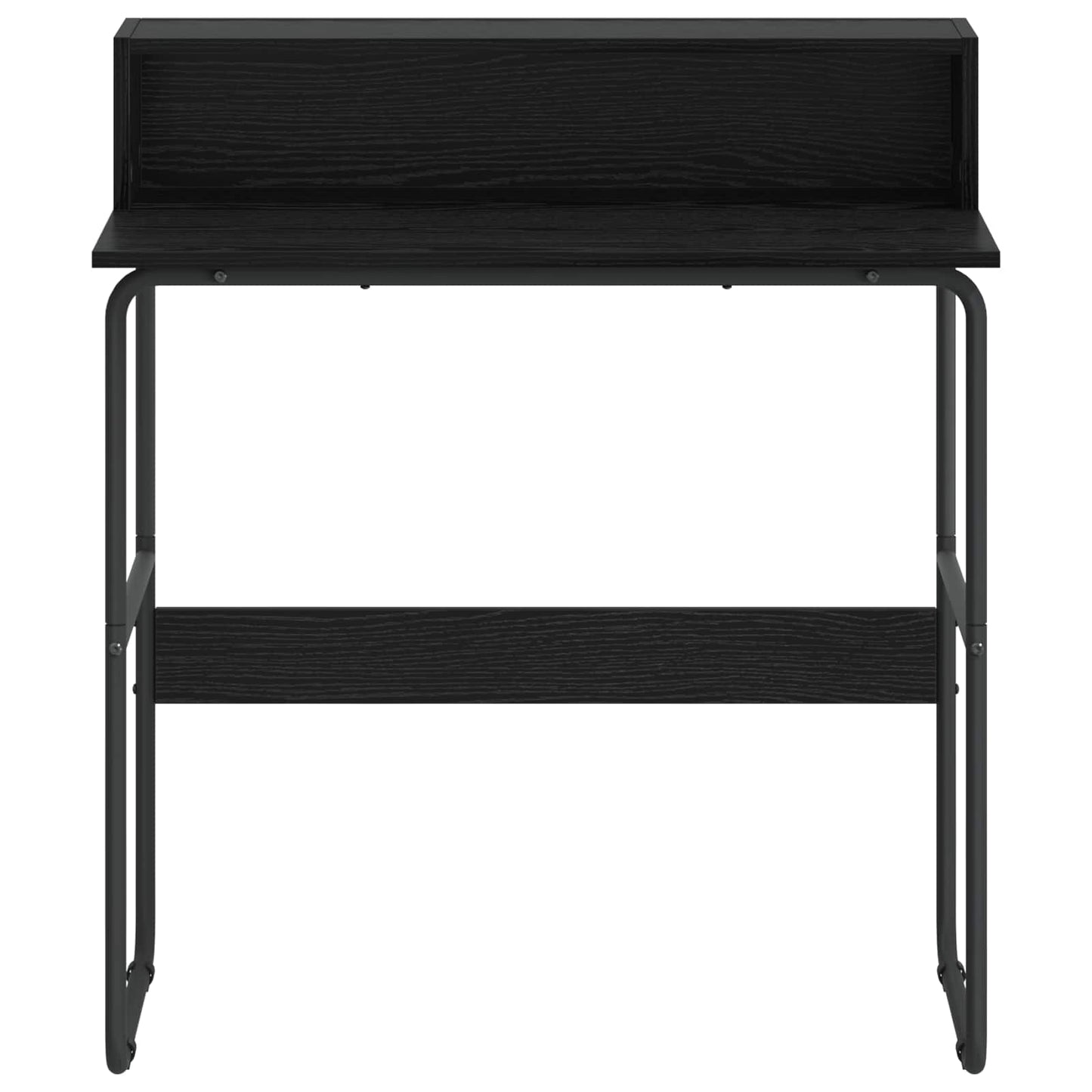 vidaXL Desk with Storage Black Oak 80 x 50 x 91 cm