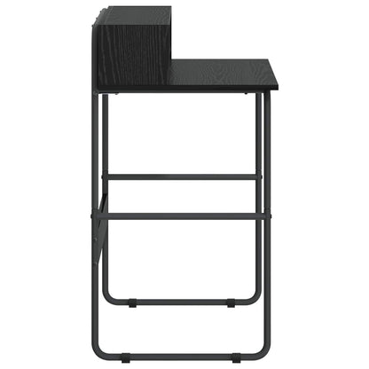 vidaXL Desk with Storage Black Oak 80 x 50 x 91 cm