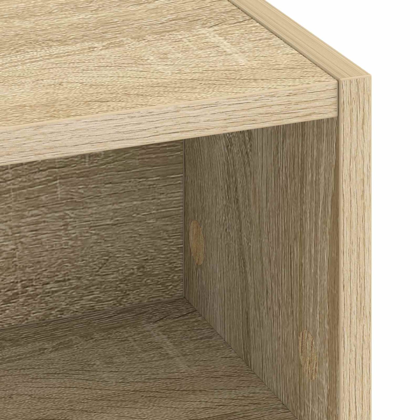 vidaXL Desk with Storage Sonoma Oak 80 x 50 x 91 cm