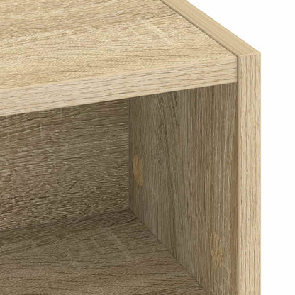 vidaXL Desk with Storage Sonoma Oak 80 x 50 x 91 cm