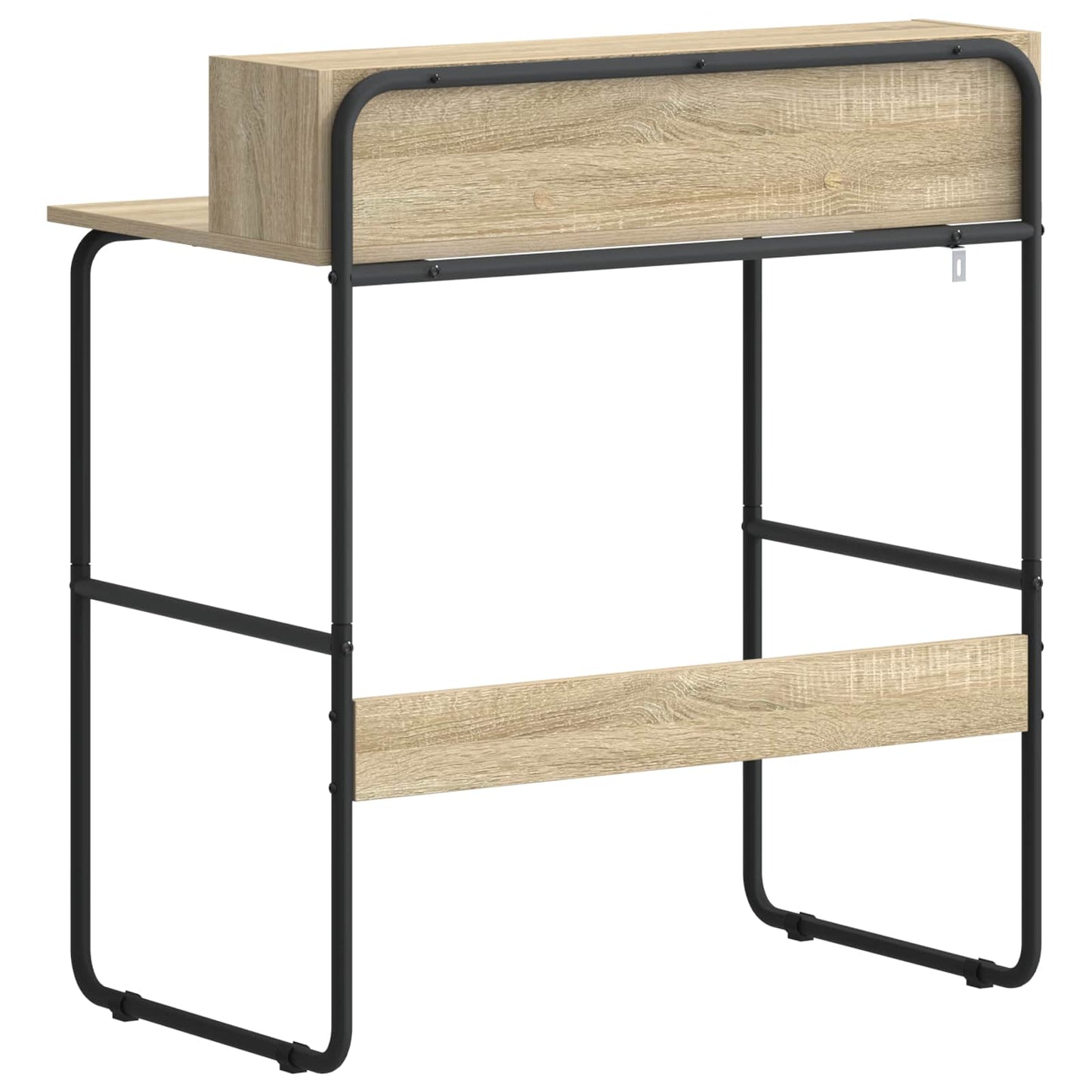 vidaXL Desk with Storage Sonoma Oak 80 x 50 x 91 cm