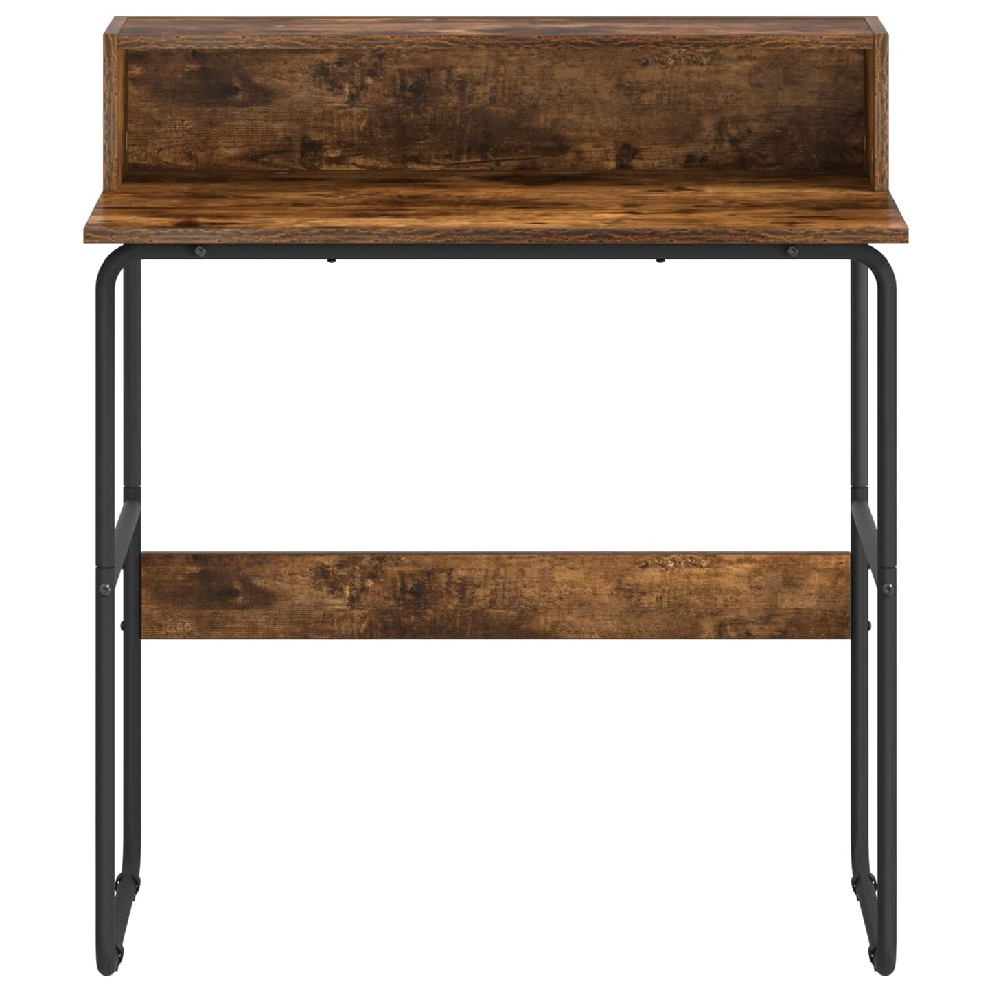 vidaXL Desk with Storage Smoked Oak 80 x 50 x 91 cm