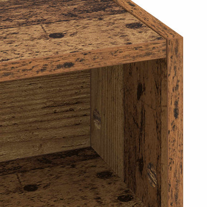 vidaXL Desk with Storage Old Wood 80 x 50 x 91 cm
