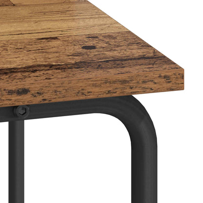 vidaXL Desk with Storage Old Wood 80 x 50 x 91 cm