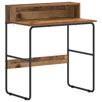 vidaXL Desk with Storage Old Wood 80 x 50 x 91 cm