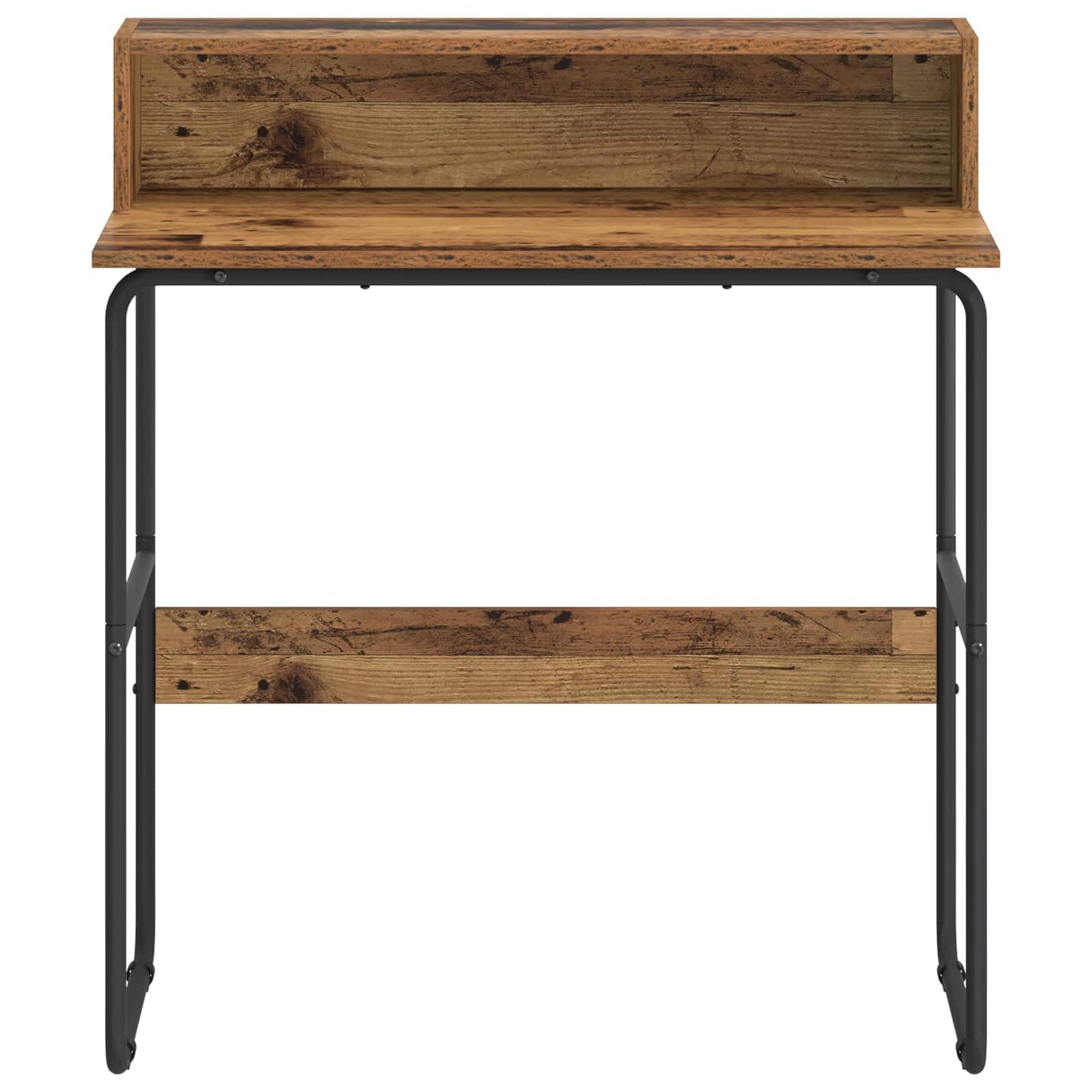 vidaXL Desk with Storage Old Wood 80 x 50 x 91 cm