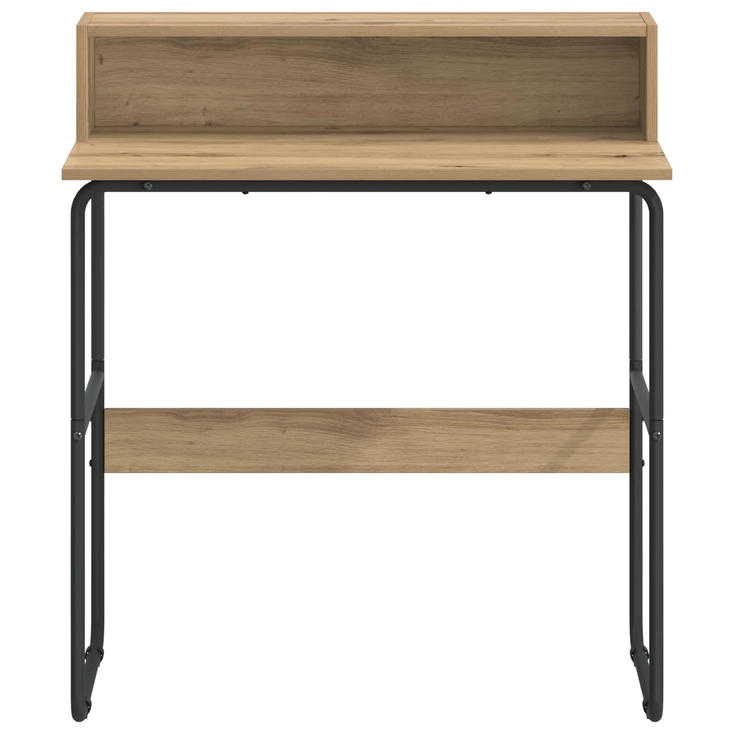 vidaXL Desk with Storage Artisan Oak 80 x 50 x 91 cm