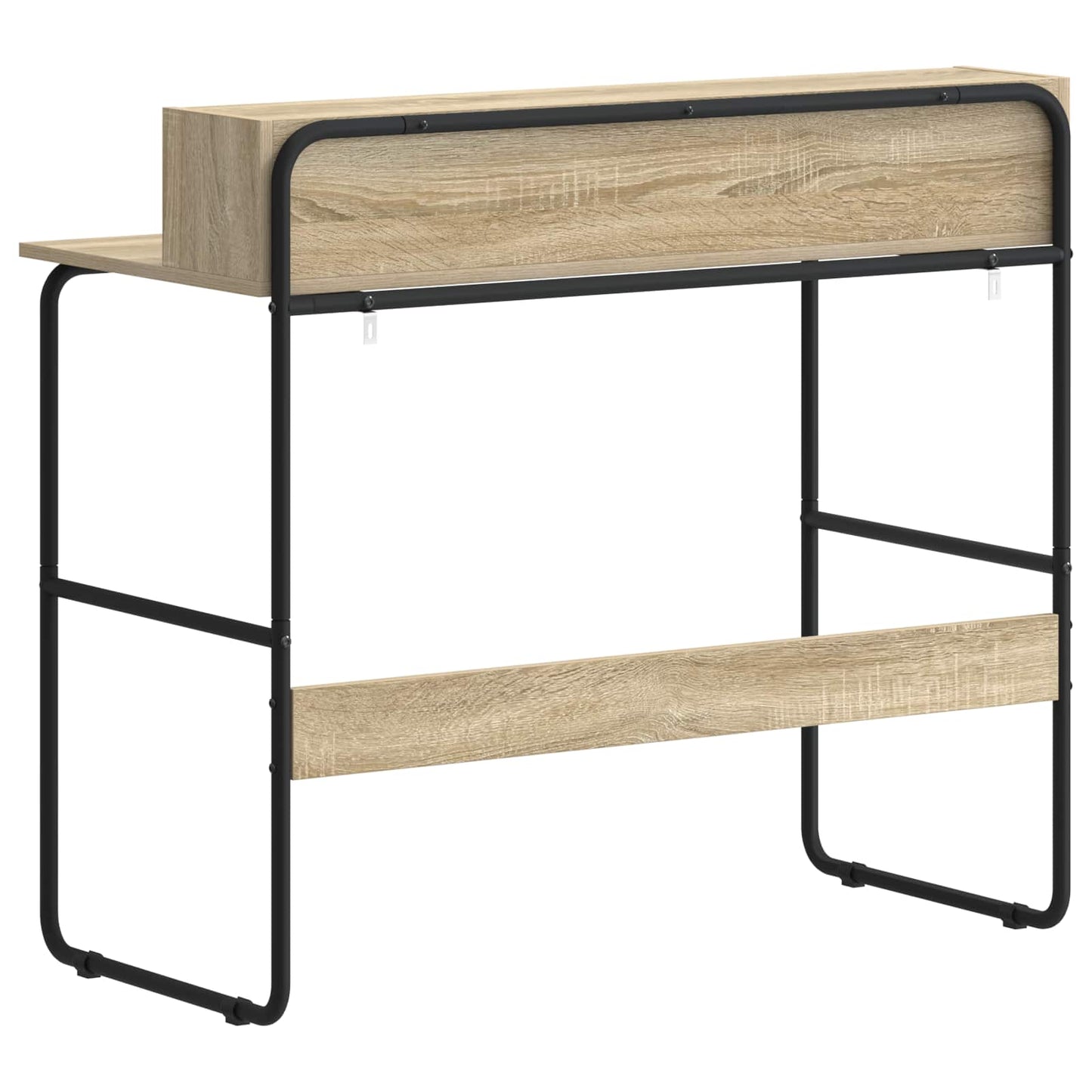 vidaXL Desk with Storage Sonoma Oak 100 x 50 x 91 cm