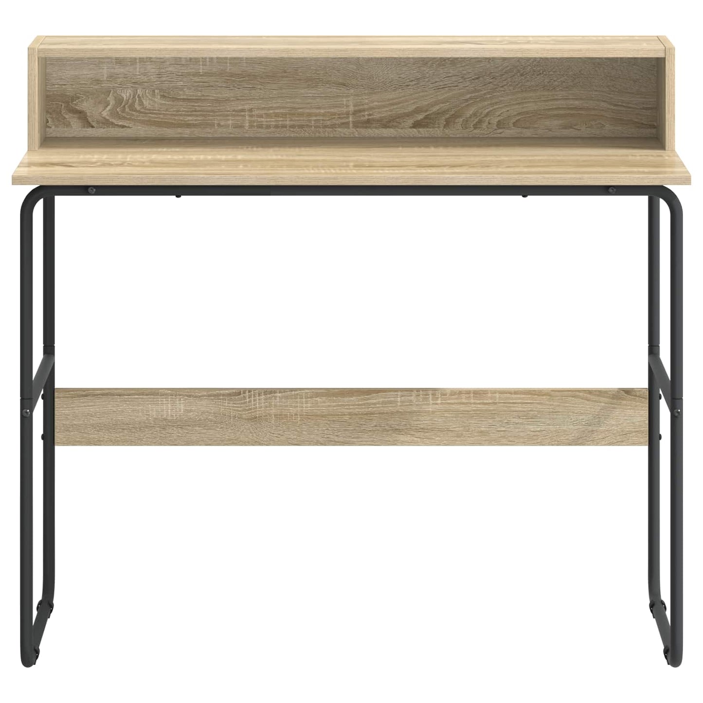 vidaXL Desk with Storage Sonoma Oak 100 x 50 x 91 cm