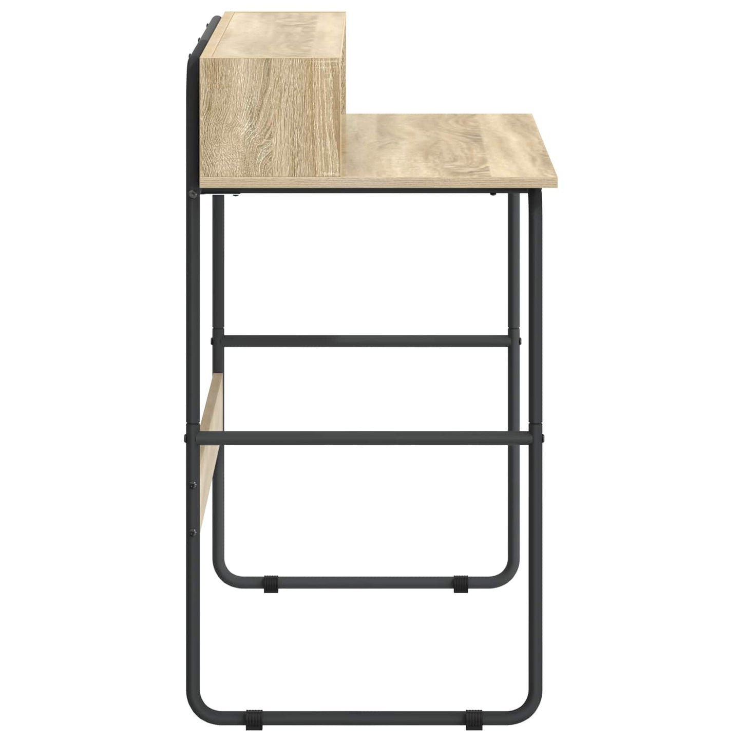 vidaXL Desk with Storage Sonoma Oak 100 x 50 x 91 cm