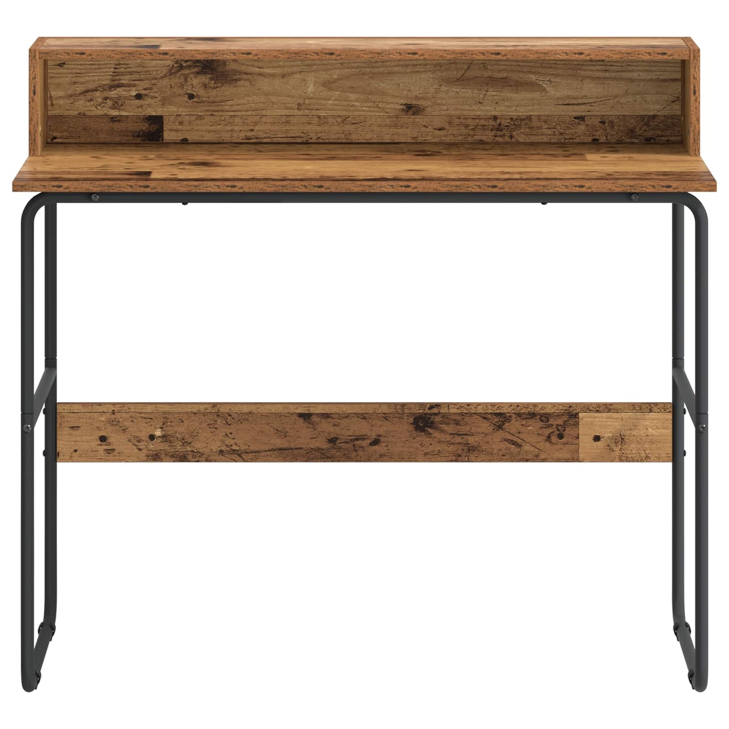 vidaXL Desk with Storage Old Wood 100 x 50 x 91 cm