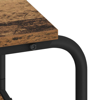 vidaXL Desk with Storage Old Wood 113.5 x 52 x 75.5 cm