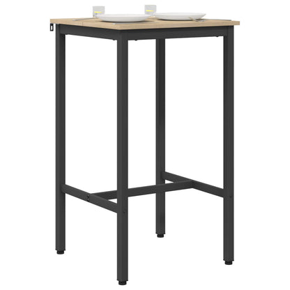 vidaXL Bar Table 52 x 52 x 90 cm Engineered Wood Sonoma Oak