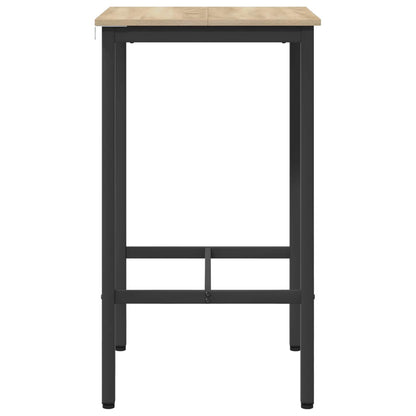 vidaXL Bar Table 52 x 52 x 90 cm Engineered Wood Sonoma Oak