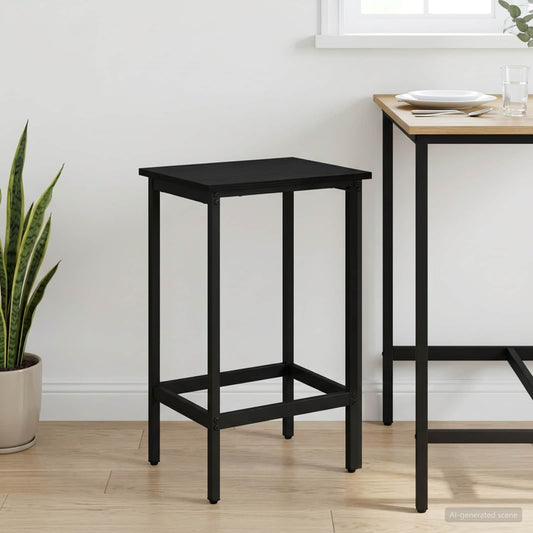 vidaXL Bar Stool Black Oak 40 x 32 x 64 cm Engineered Wood