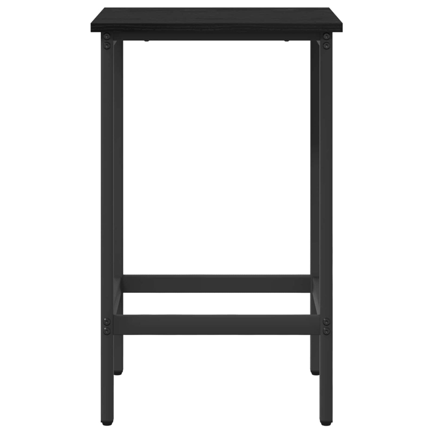 vidaXL Bar Stool Black Oak 40 x 32 x 64 cm Engineered Wood