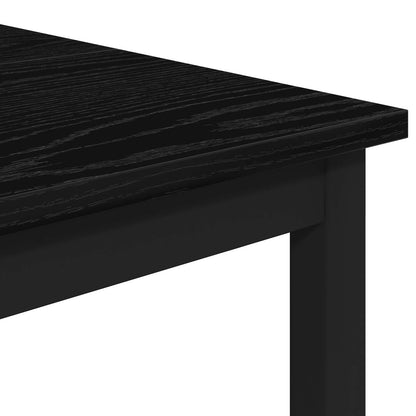 vidaXL Bar Stool 2 pcs Black Oak 40 x 32 x 64 cm Engineered Wood