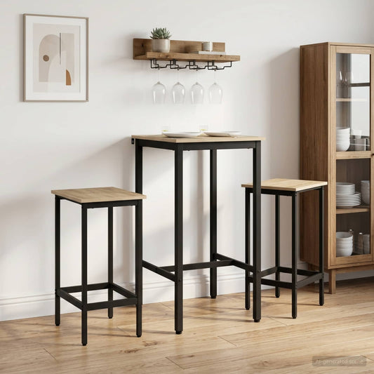 vidaXL Bar Stool 2 pcs Sonoma Oak 40 x 32 x 64 cm Engineered Wood