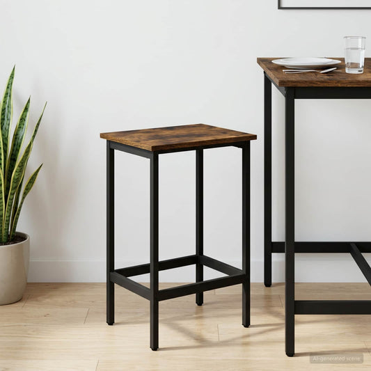 vidaXL Bar Stool Smoked Oak 40 x 32 x 64 cm Engineered Wood