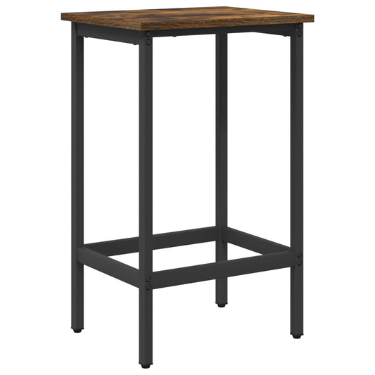 vidaXL Bar Stool Smoked Oak 40 x 32 x 64 cm Engineered Wood