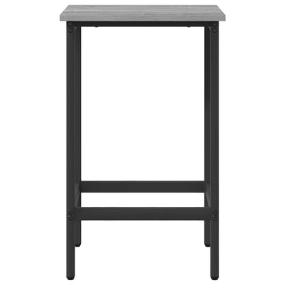 vidaXL Bar Stool Grey Sonoma 40 x 32 x 64 cm Engineered Wood