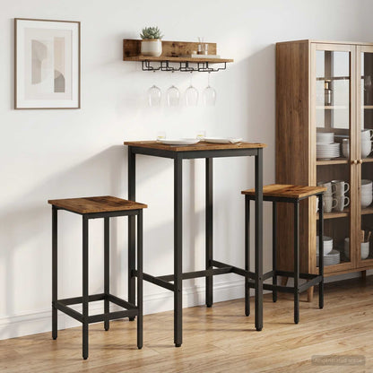 vidaXL Bar Stool 2 pcs Old Wood 40 x 32 x 64 cm Engineered Wood
