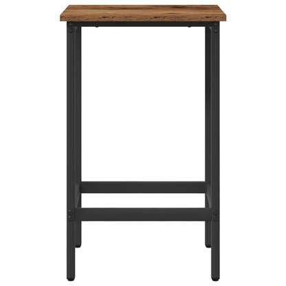 vidaXL Bar Stool 2 pcs Old Wood 40 x 32 x 64 cm Engineered Wood