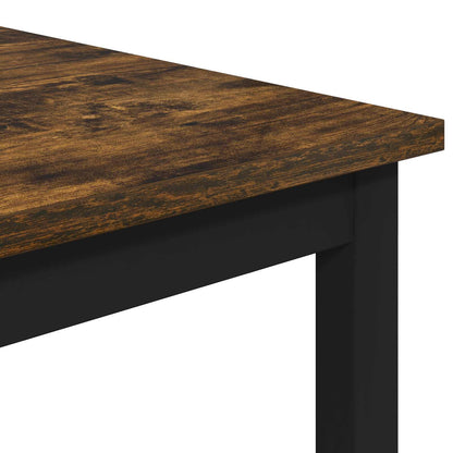 vidaXL Bar Table 52 x 52 x 110 cm Engineered Wood Smoked Oak