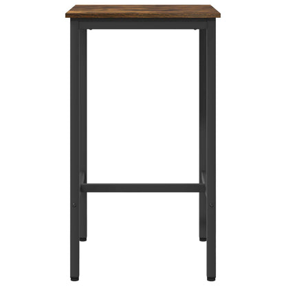 vidaXL Bar Table 52 x 52 x 110 cm Engineered Wood Smoked Oak