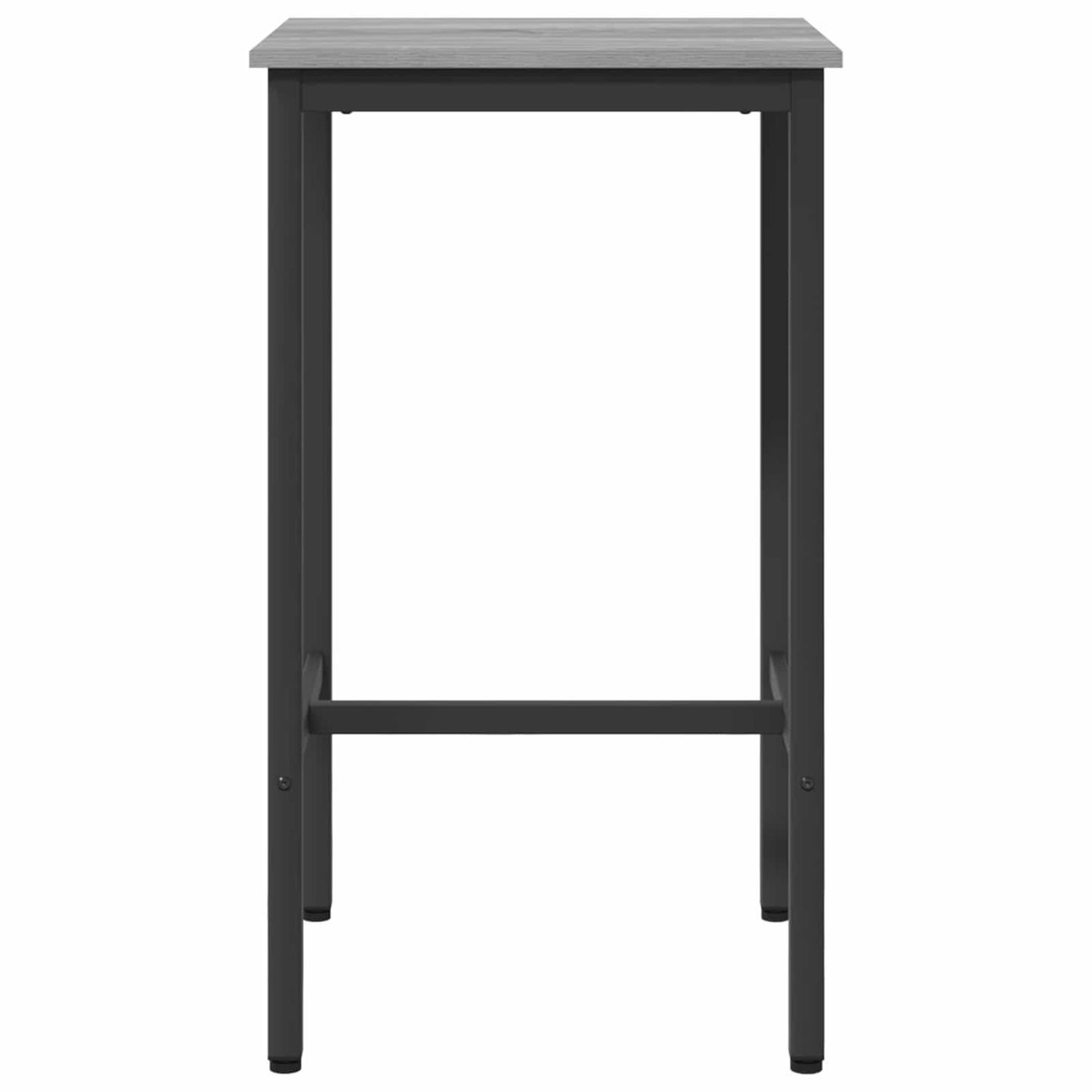 vidaXL Bar Table 52 x 52 x 110 cm Engineered Wood Grey Sonoma